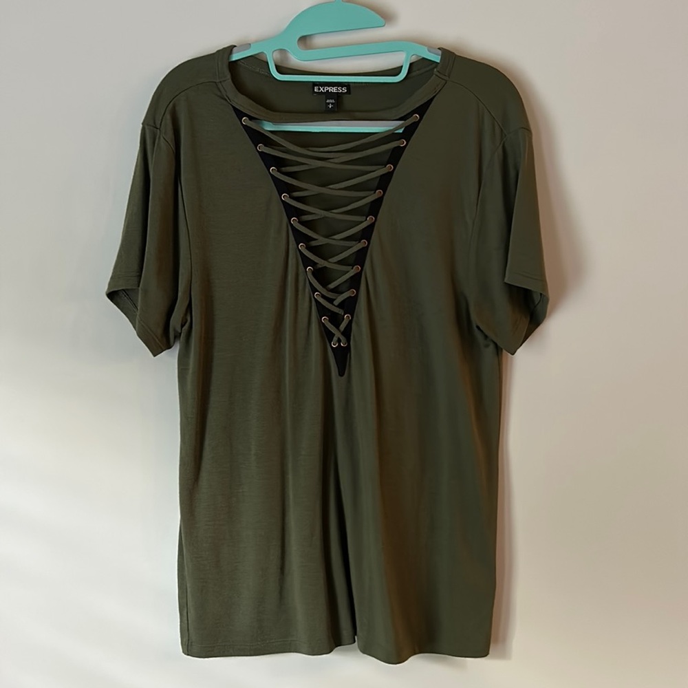 Camp green shirt